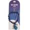 Earth's Jewels Semi-Precious Jasper Sodalite Natural Blue Gemstone Bracelet, Agate & Lock Charm